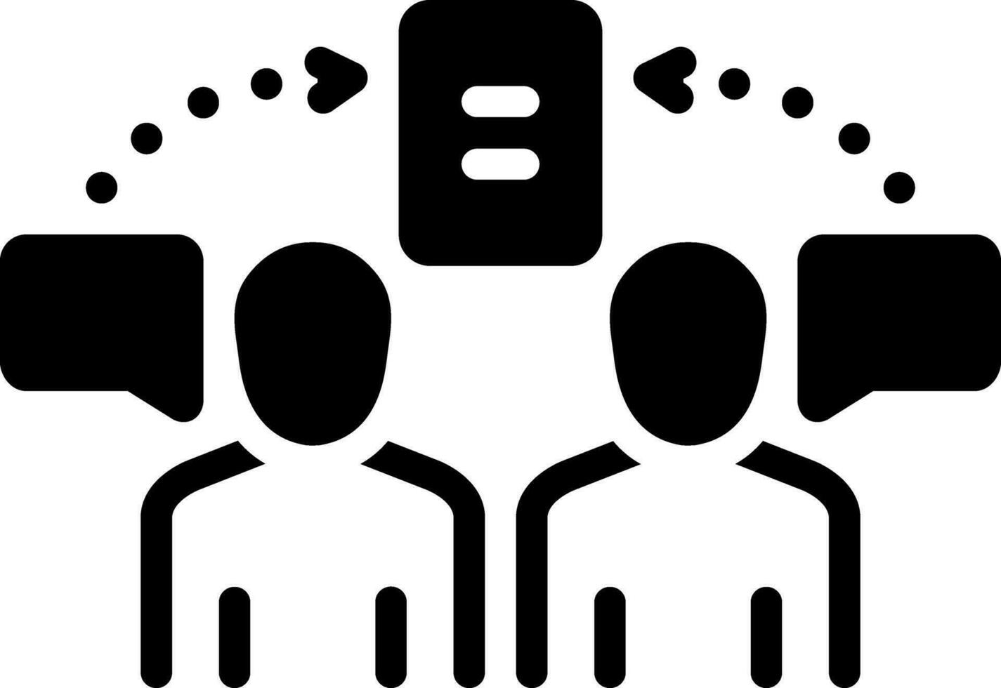 solid icon for topic vector