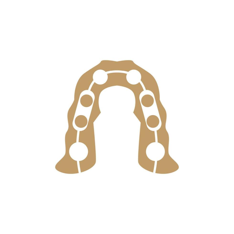 Horseshoe Logo Simple Vector Design Vintage Retro Western Illustrator Template