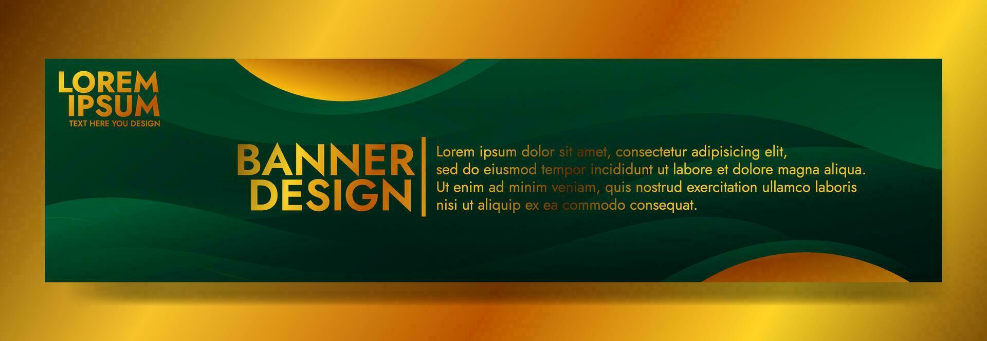 Abstract green Luxury Wave Background vector