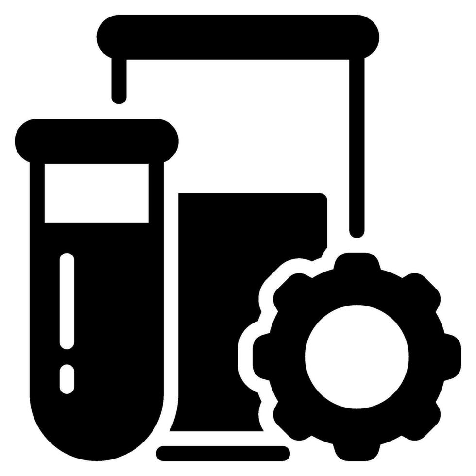 biomédico Ingenieria icono vector