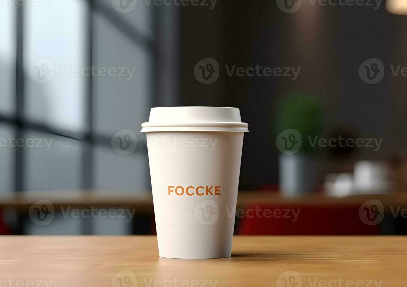 Coffee paper cup mockup Blank Coffee paper mug mock up cover photo