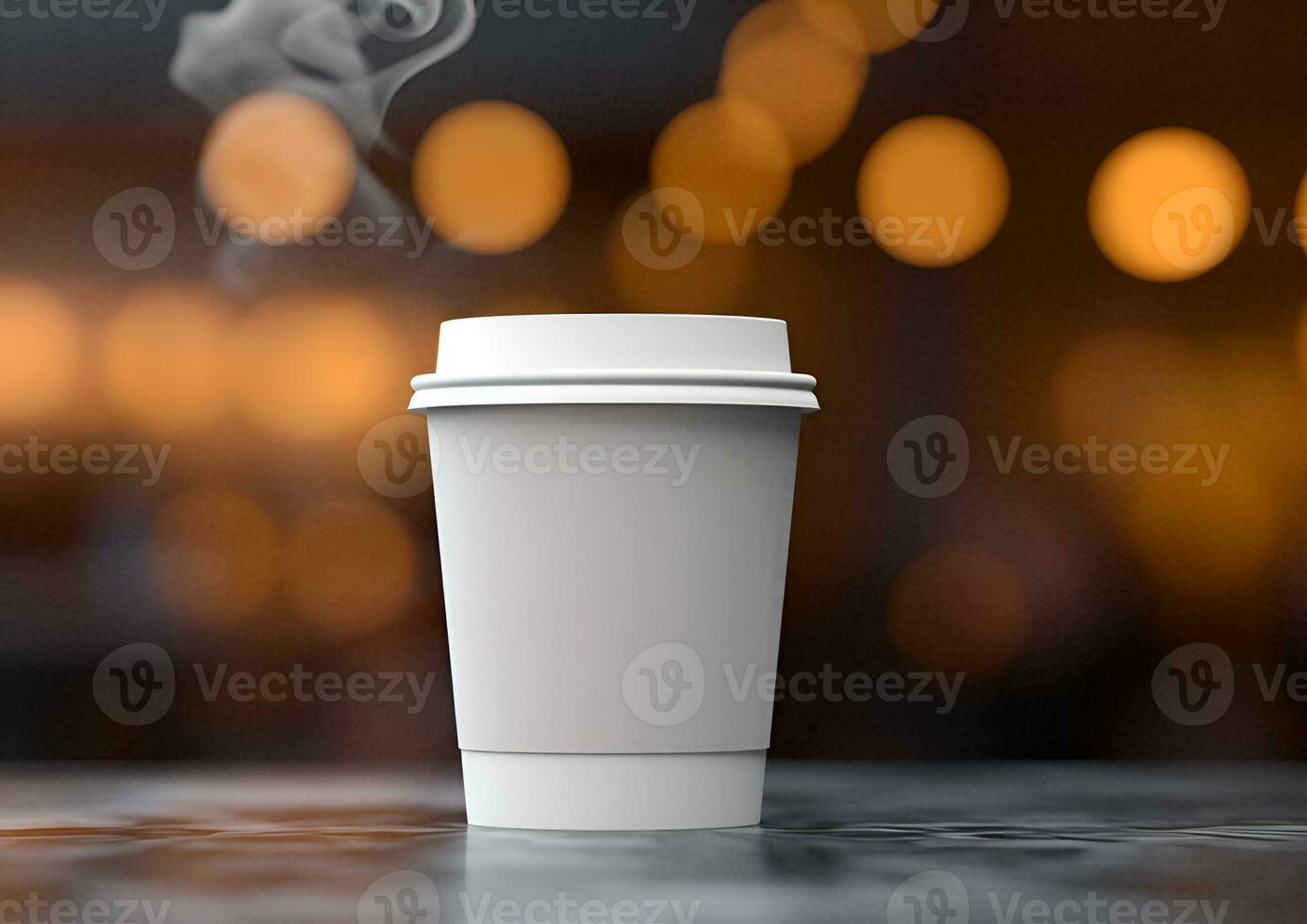 Coffee paper cup mockup Blank Coffee paper mug mock up cover photo