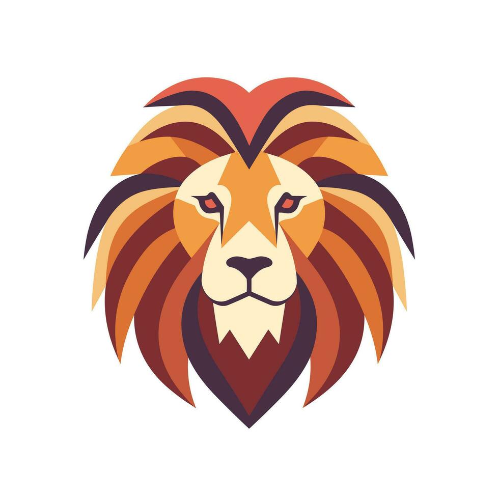 Lion Symbol Cute Lion Cartoon vector