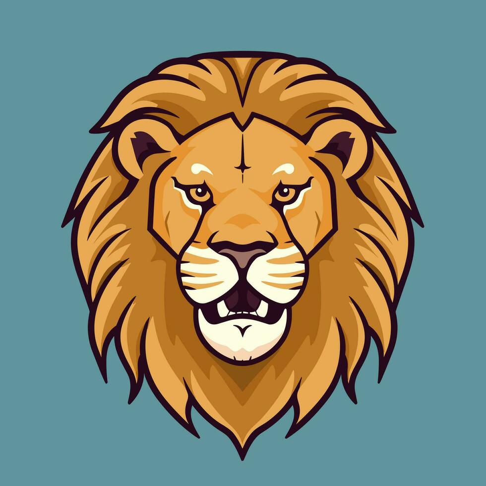 Lion Symbol Cute Lion Cartoon vector