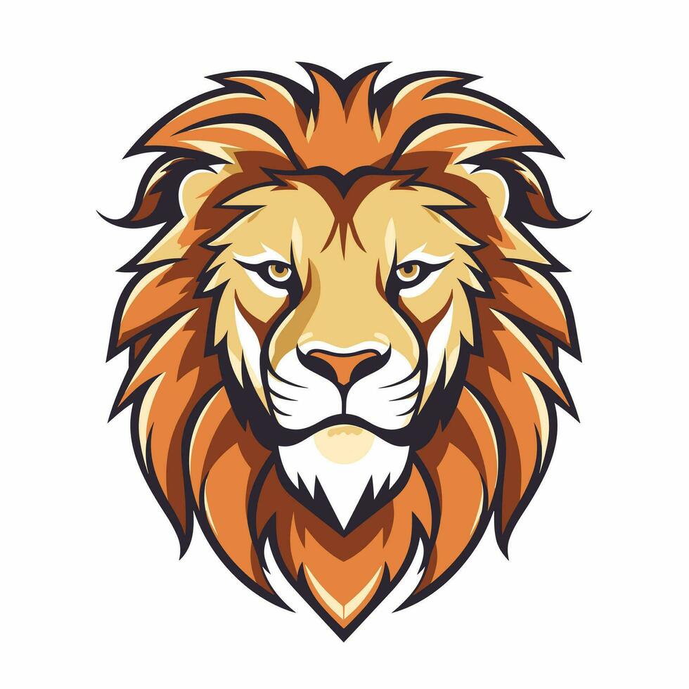 Lion Symbol Cute Lion Cartoon vector