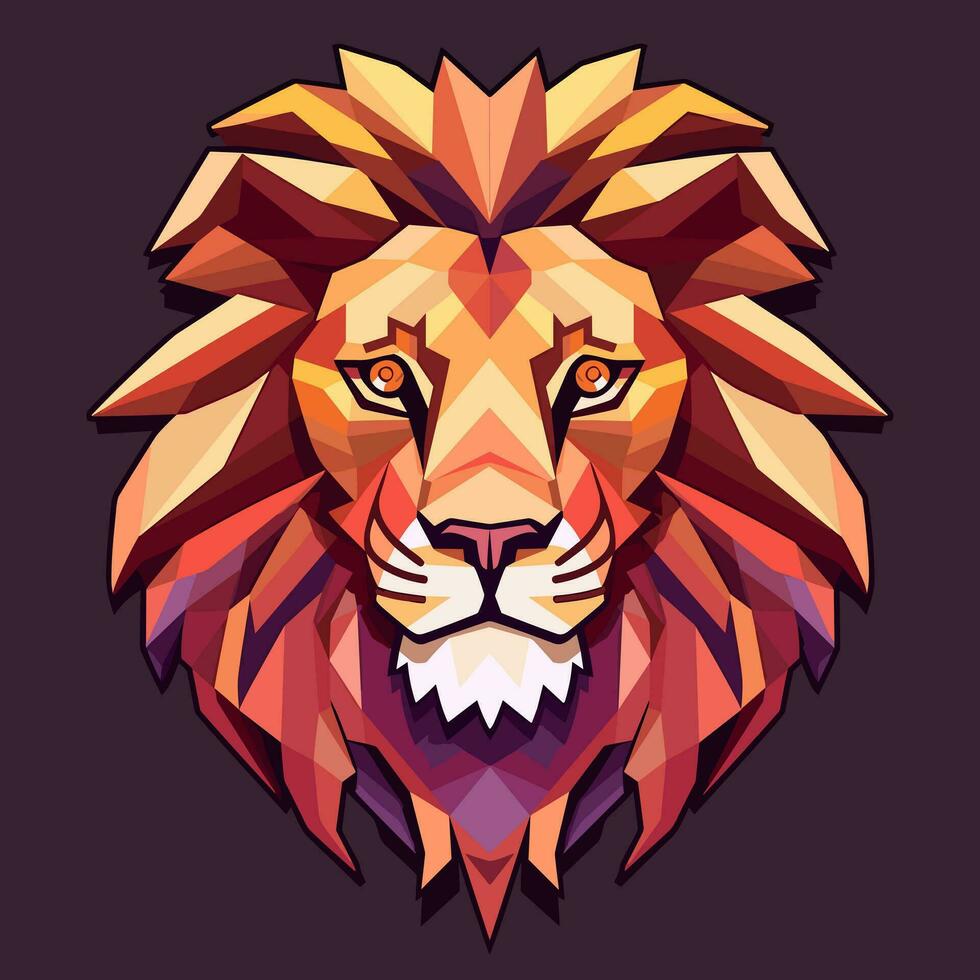 Lion Symbol Cute Lion Cartoon vector