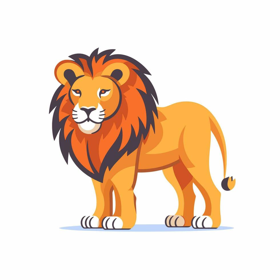 Lion Symbol Cute Lion Cartoon vector