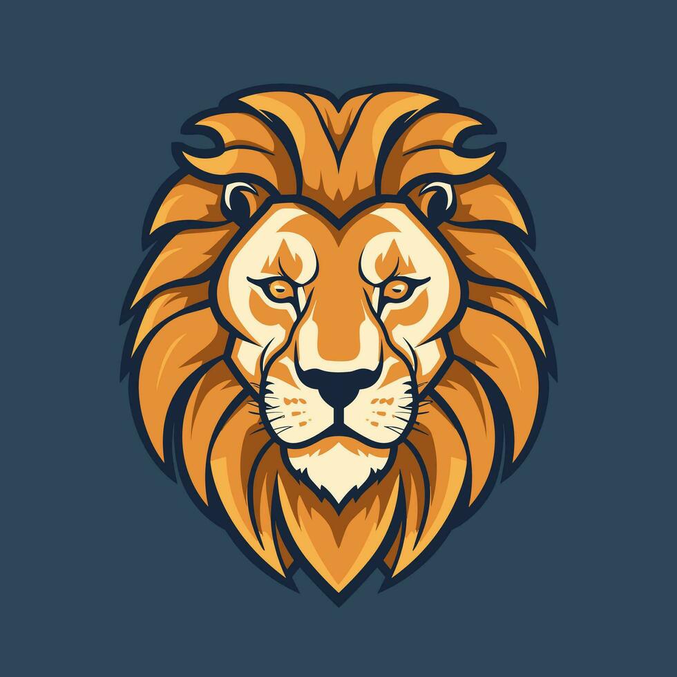 Lion Symbol Cute Lion Cartoon vector