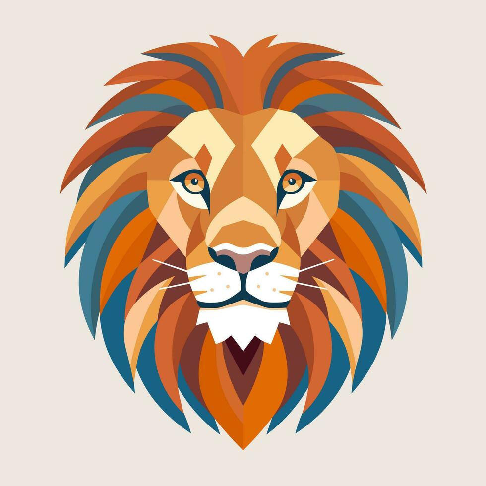 Lion Symbol Cute Lion Cartoon vector