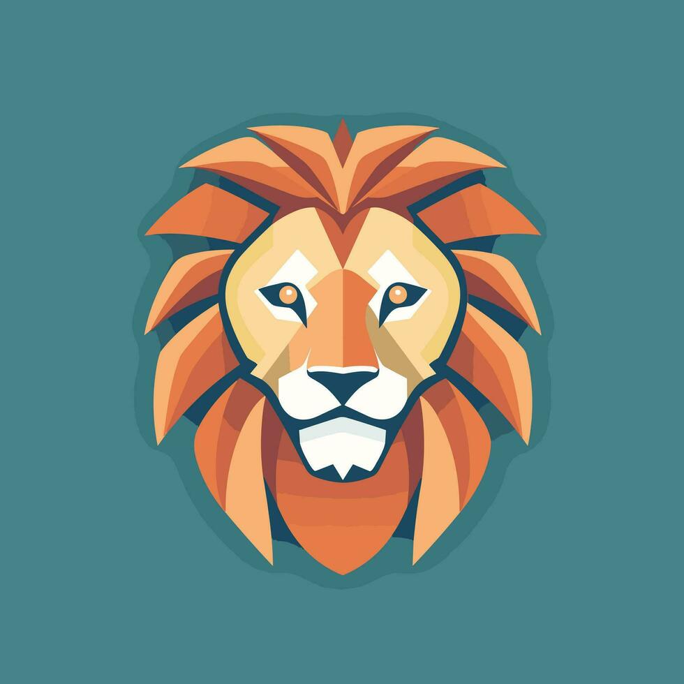 Lion Symbol Cute Lion Cartoon vector