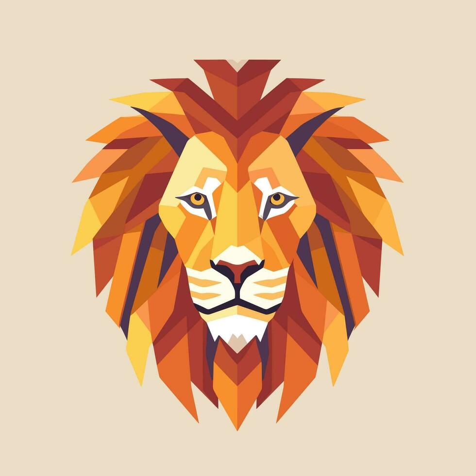 Lion Symbol Cute Lion Cartoon vector