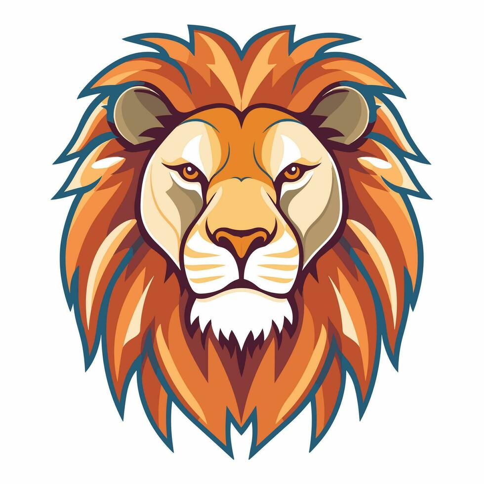 Lion Symbol Cute Lion Cartoon vector