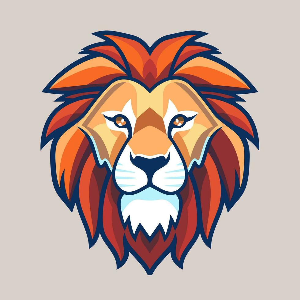 Lion Symbol Cute Lion Cartoon vector