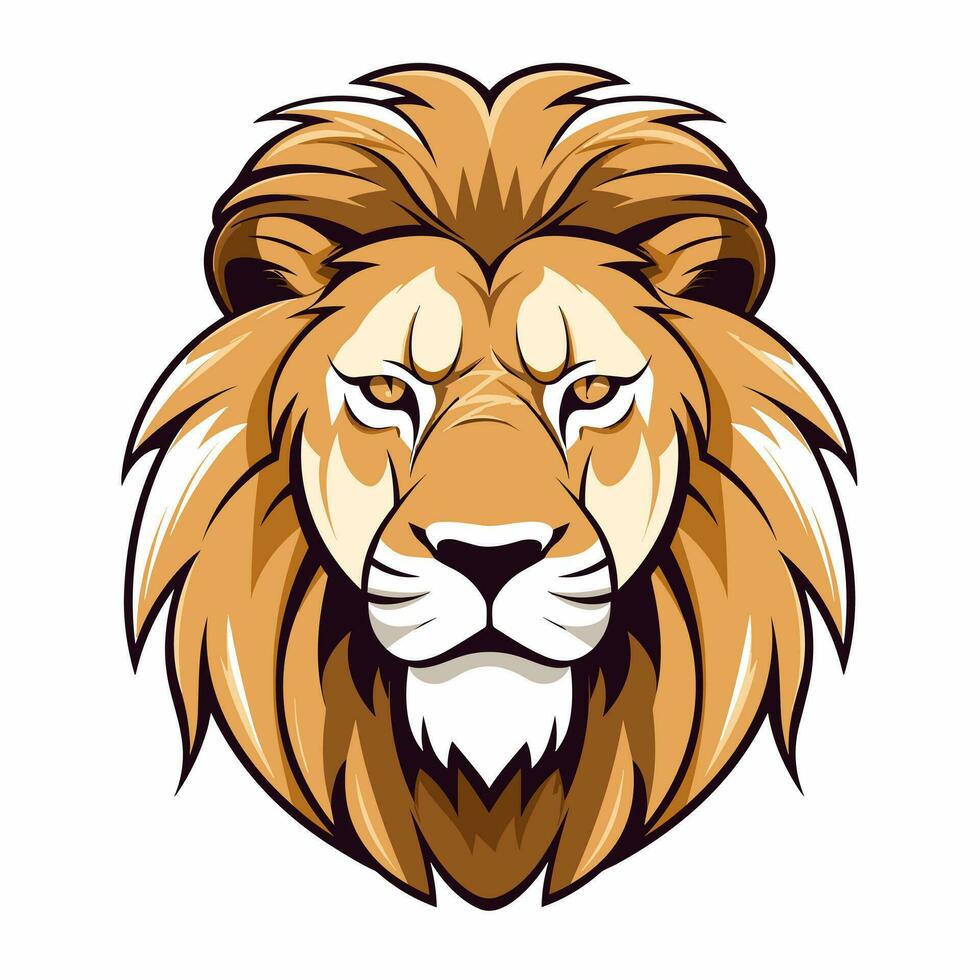 Lion Symbol Cute Lion Cartoon vector