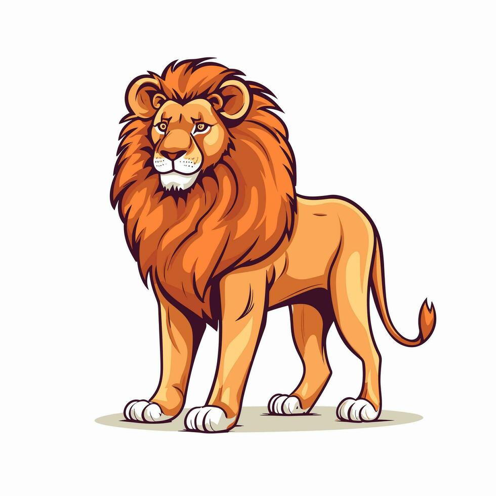 Lion Symbol Cute Lion Cartoon vector
