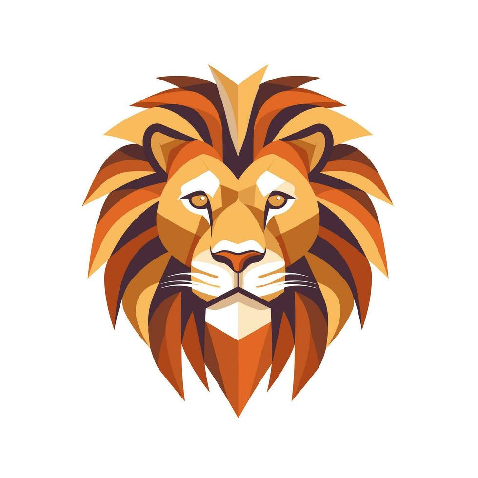 Lion Symbol Cute Lion Cartoon vector