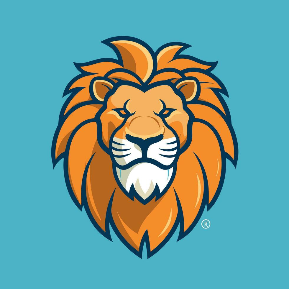 Lion Symbol Cute Lion Cartoon vector