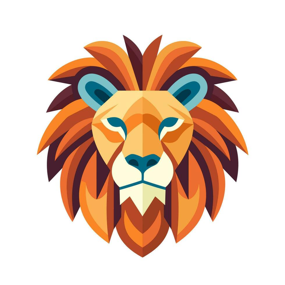 Lion Symbol Cute Lion Cartoon vector