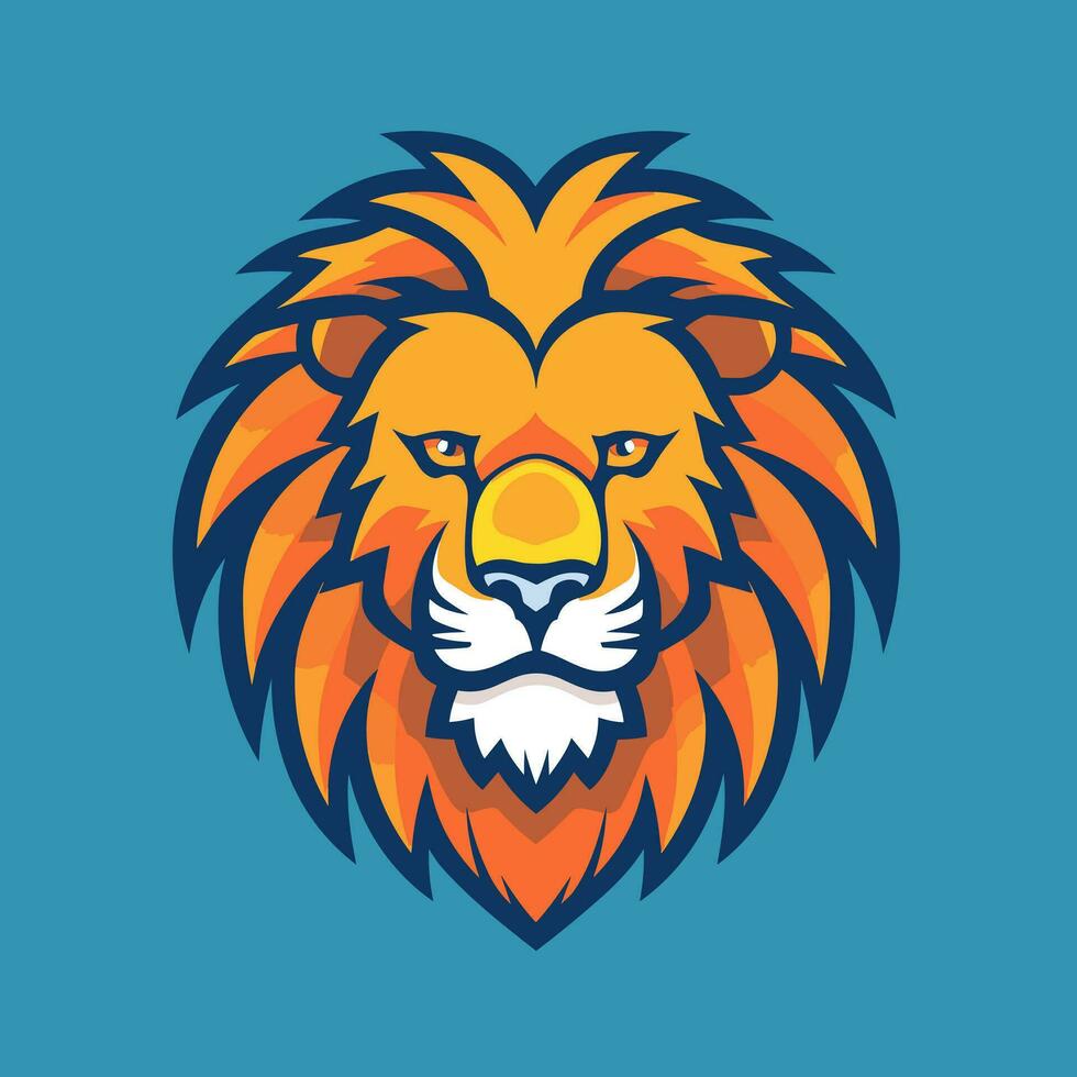 Lion Symbol Cute Lion Cartoon vector