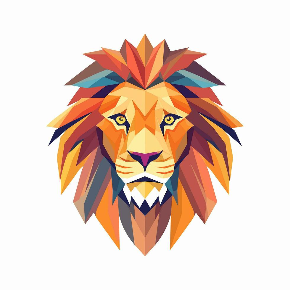 Lion Symbol Cute Lion Cartoon vector