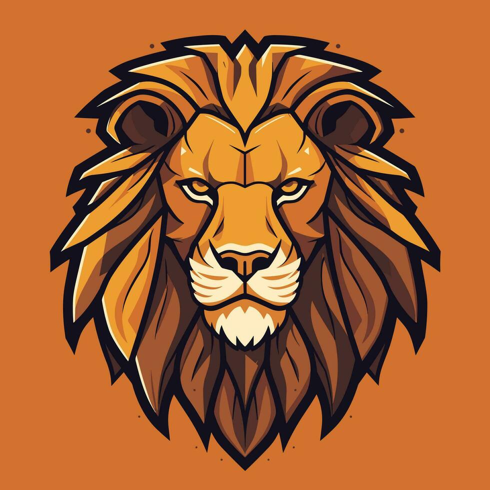 Lion Symbol Cute Lion Cartoon vector