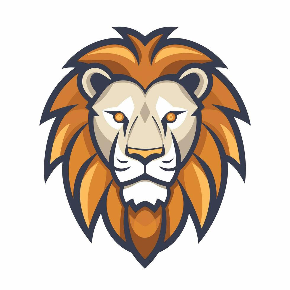 Lion Symbol Cute Lion Cartoon vector