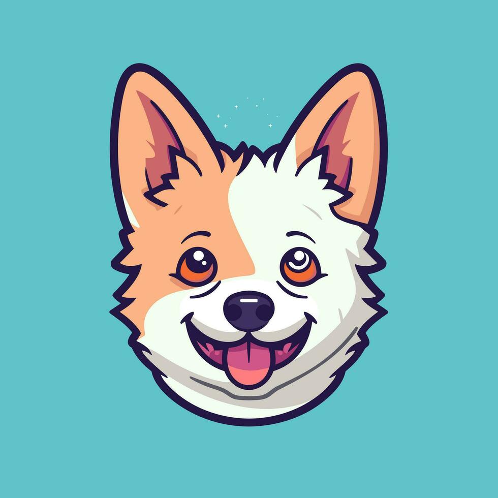 Dog Vector Cute Dog Cartoon Symbol