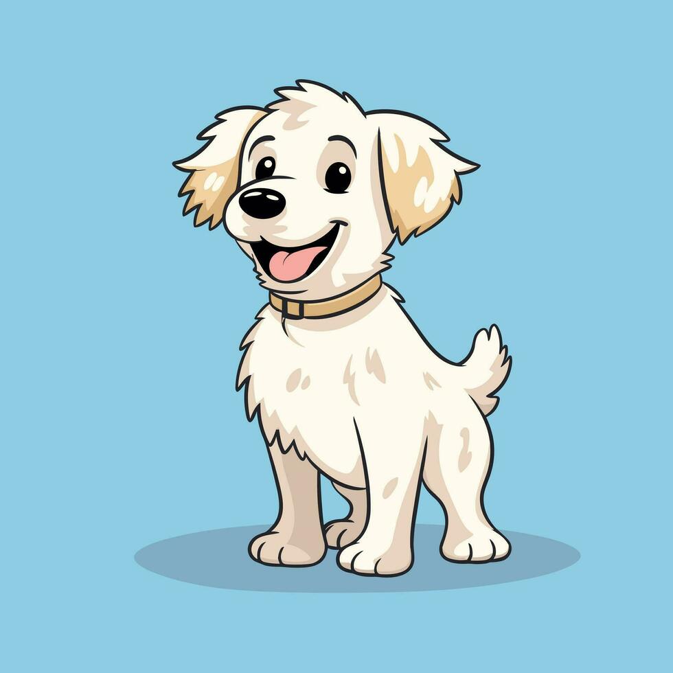 Dog Vector Cute Dog Cartoon Symbol