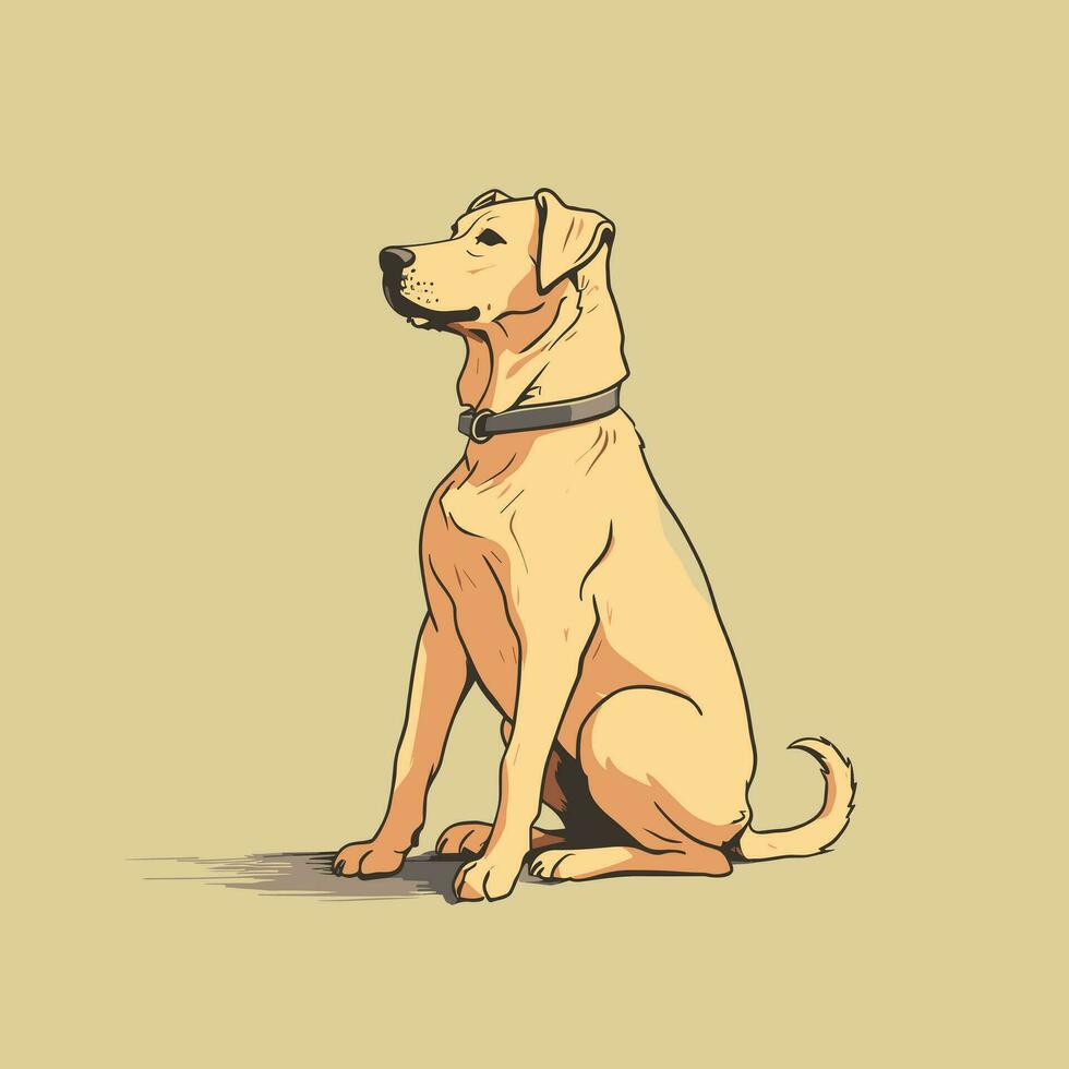 perro vector linda perro dibujos animados símbolo