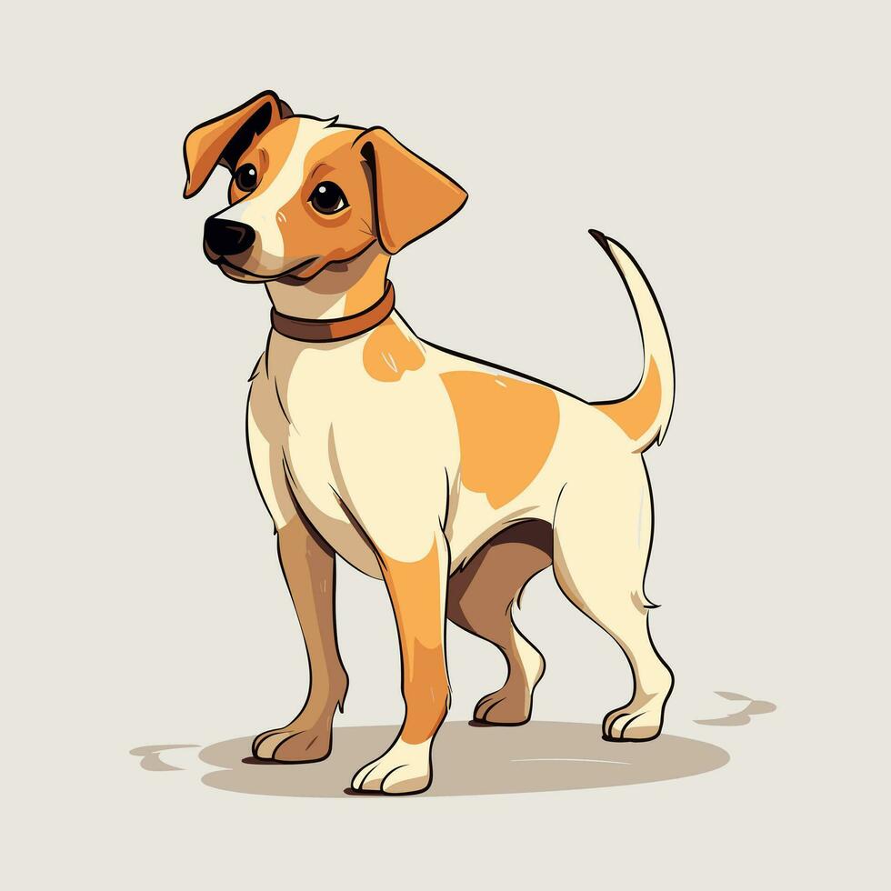 Dog Vector Cute Dog Cartoon Symbol