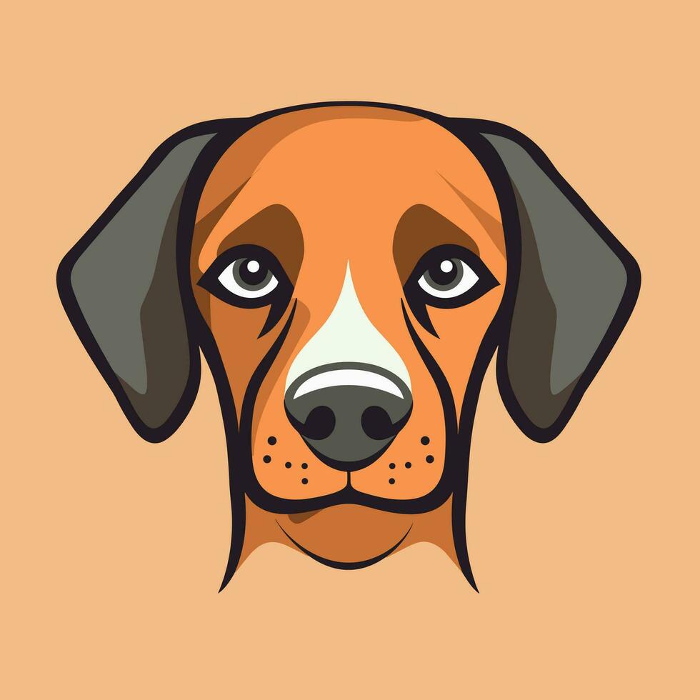 Dog Vector Cute Dog Cartoon Symbol