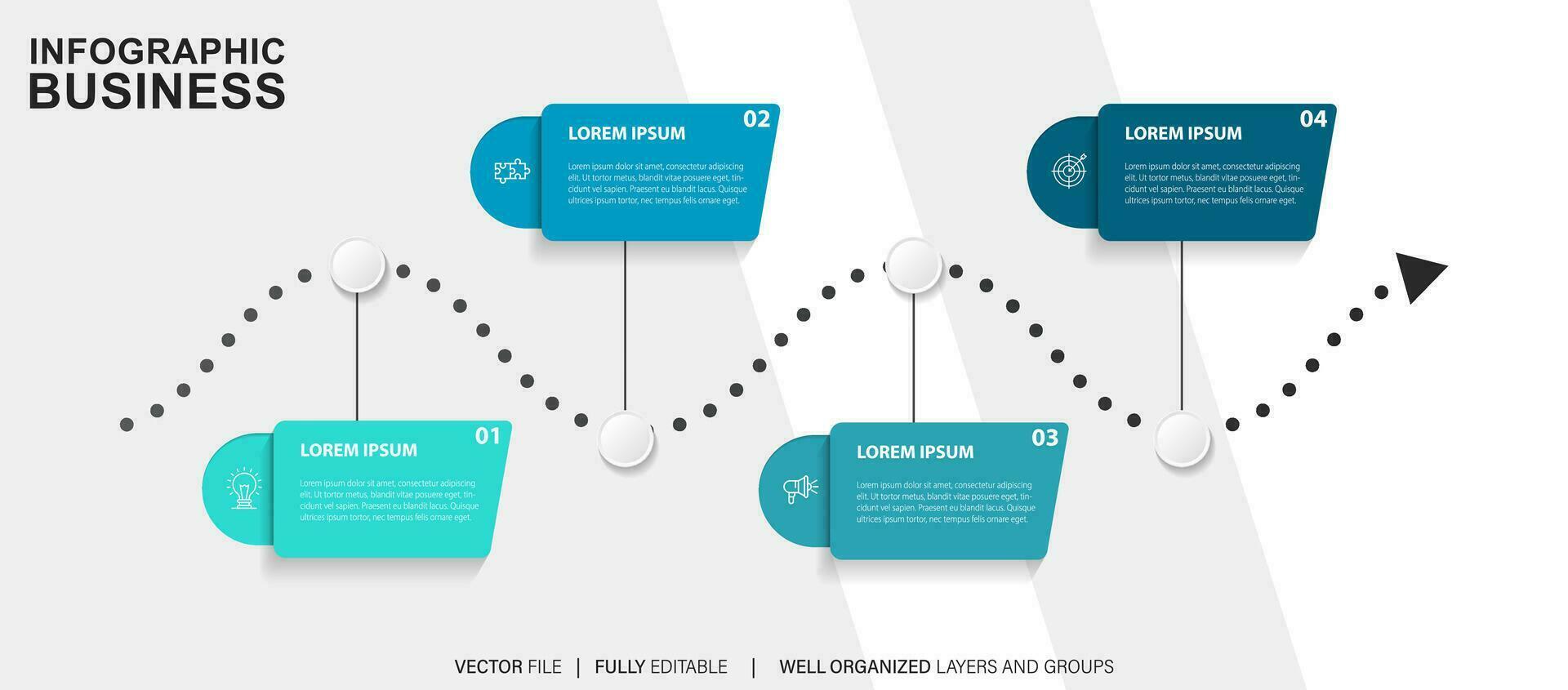 Infographic design template with place for your data. Vector illustration.