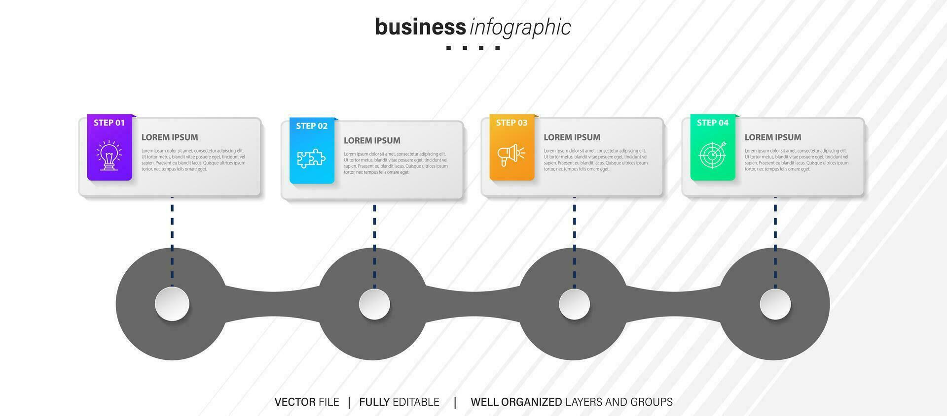 Chart, graphs. Infographics business elements. vector