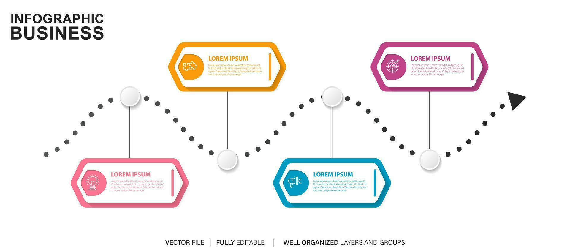 Chart, graphs. Infographics business elements. vector