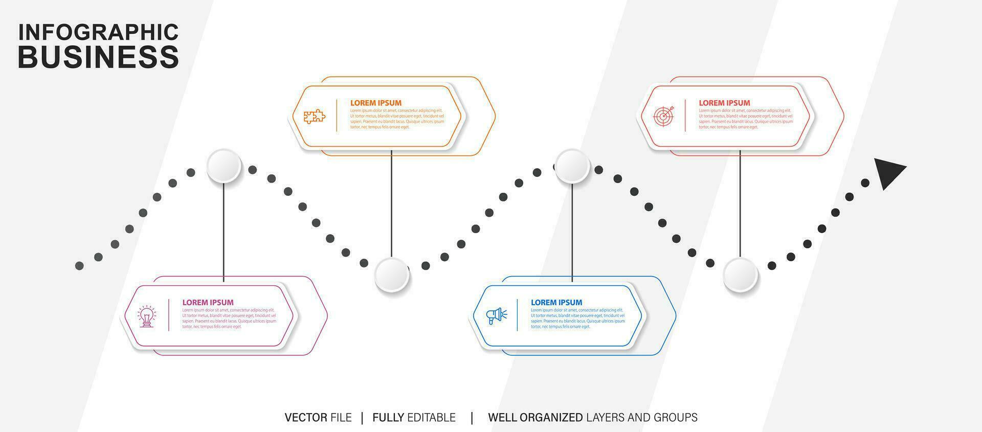 Chart, graphs. Infographics business elements. vector