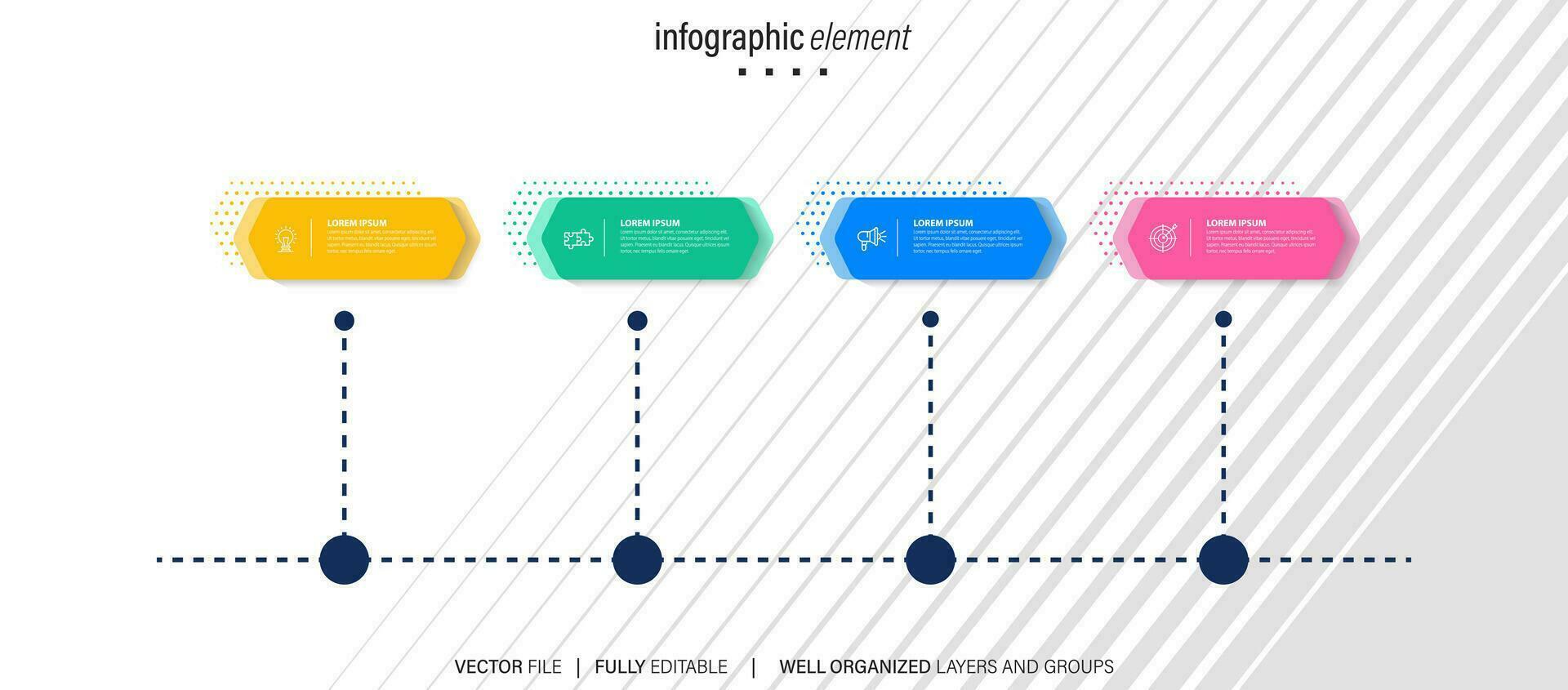 Modern Infographic Vector Template