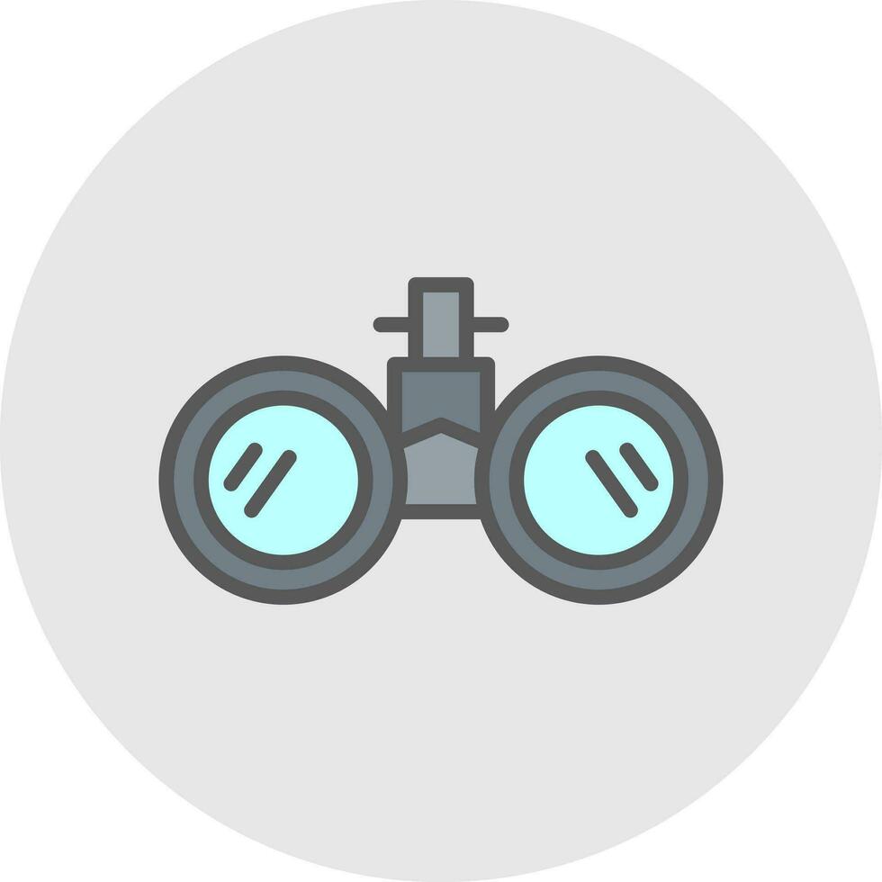 Binoculars Vector Icon Design