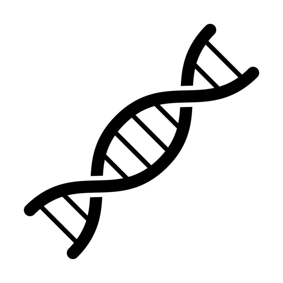 DNA icon vector isolate on white background for your web design, logo, UI. illustration