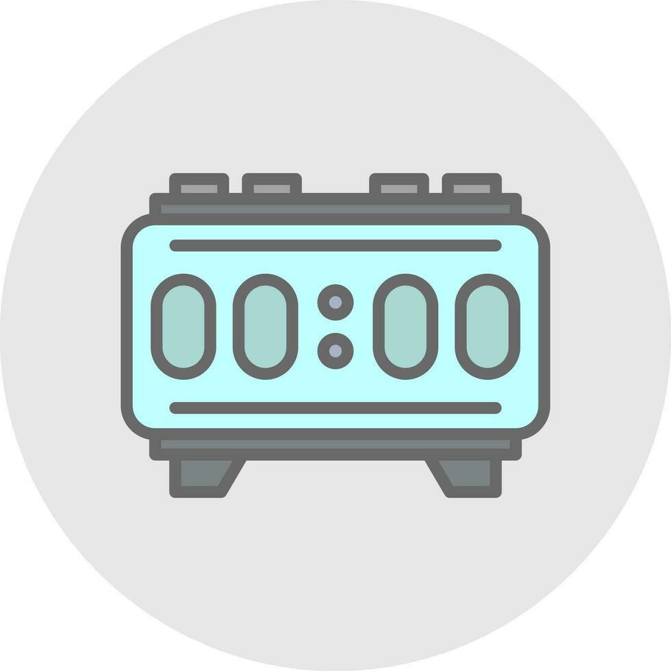 Digital Alarm Vector Icon Design