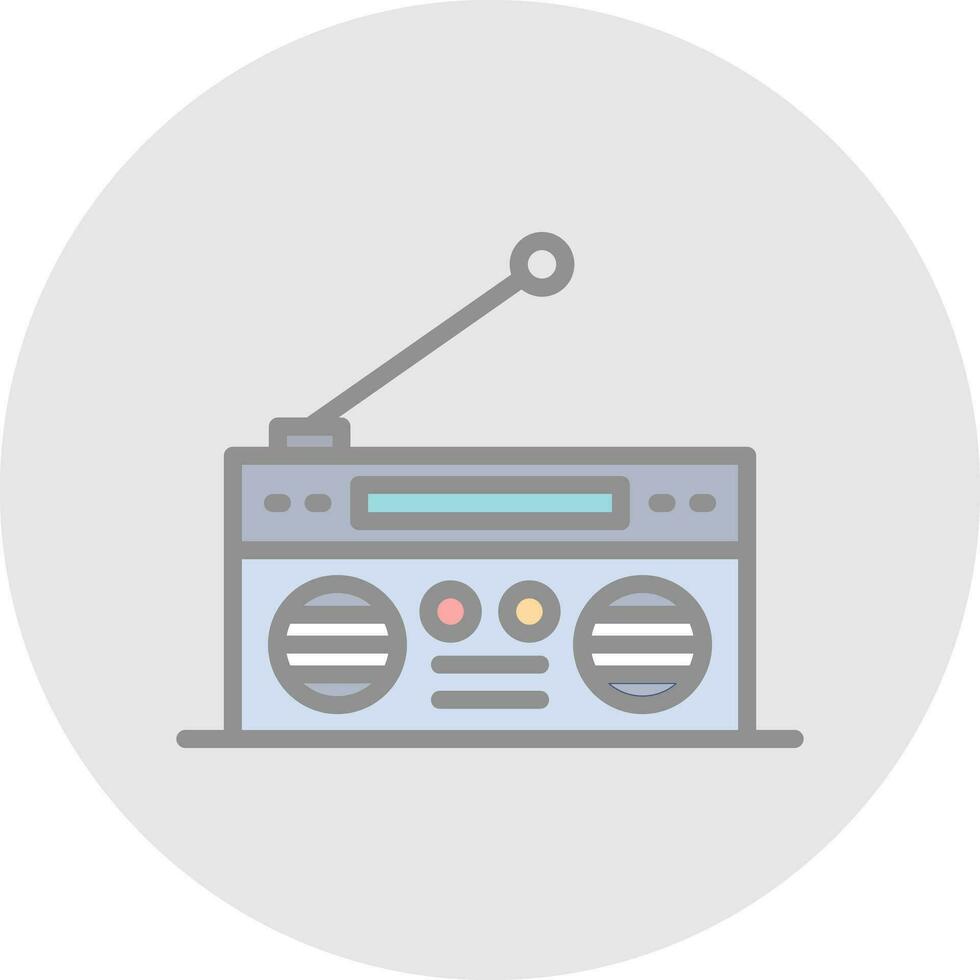 Radio Vector Icon Design