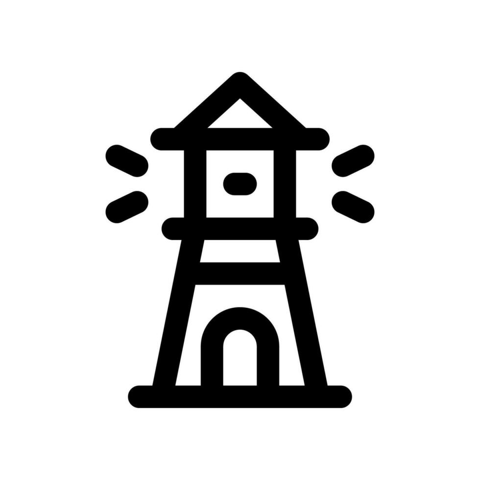 lighthouse icon. vector icon for your website, mobile, presentation, and logo design.