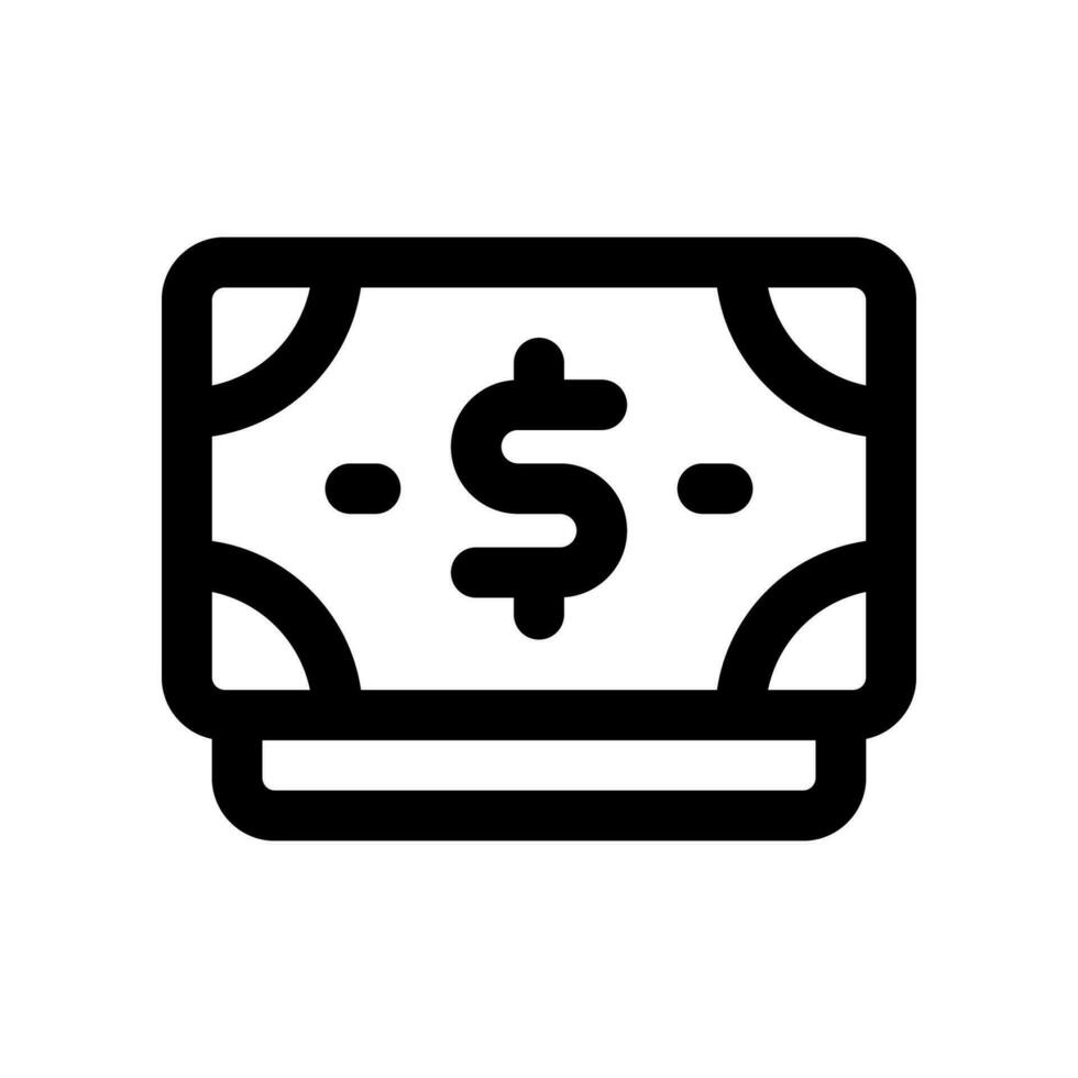 money line icon. vector icon for your website, mobile, presentation, and logo design.