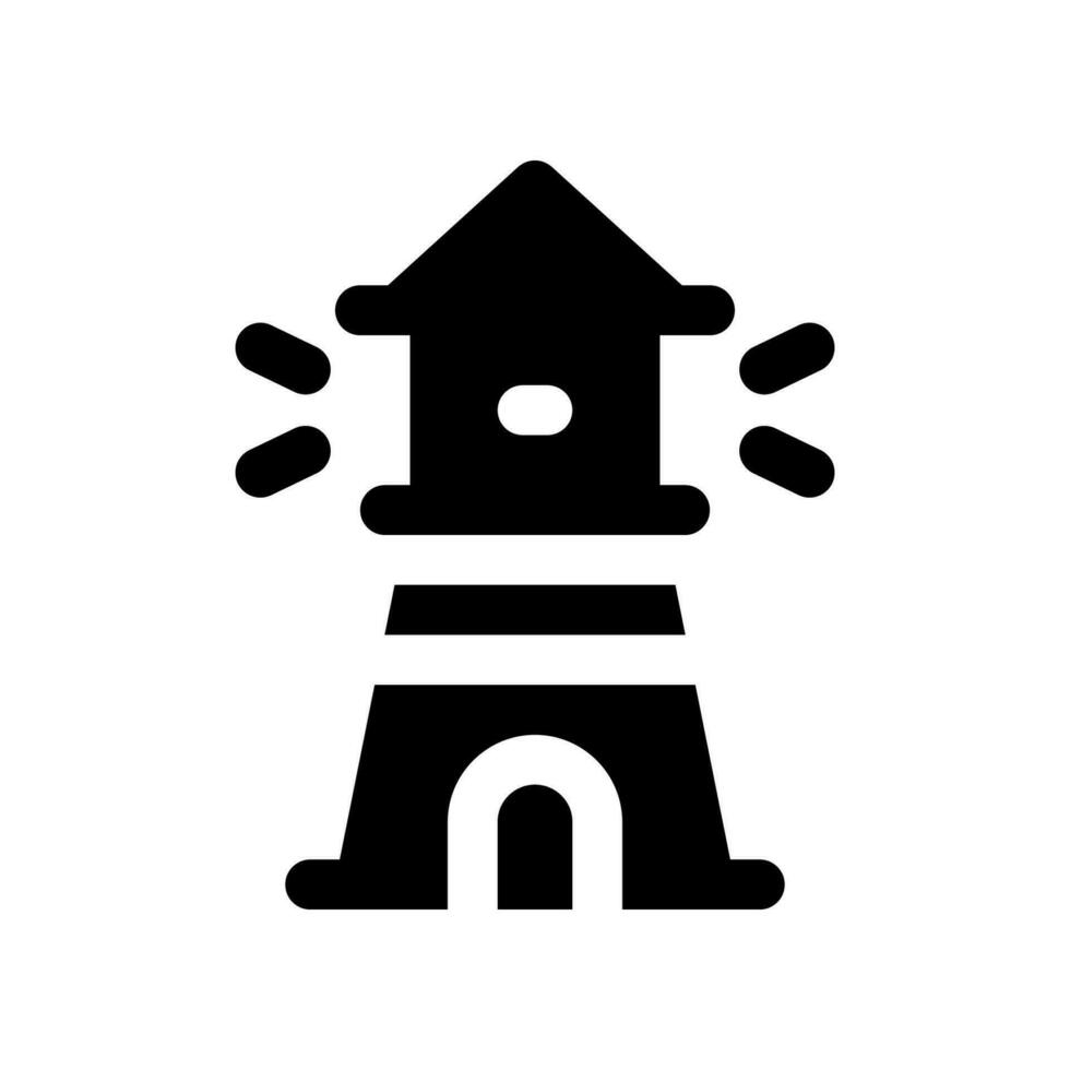 lighthouse icon. vector icon for your website, mobile, presentation, and logo design.