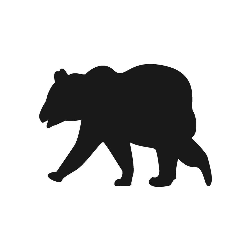 oso icono vector