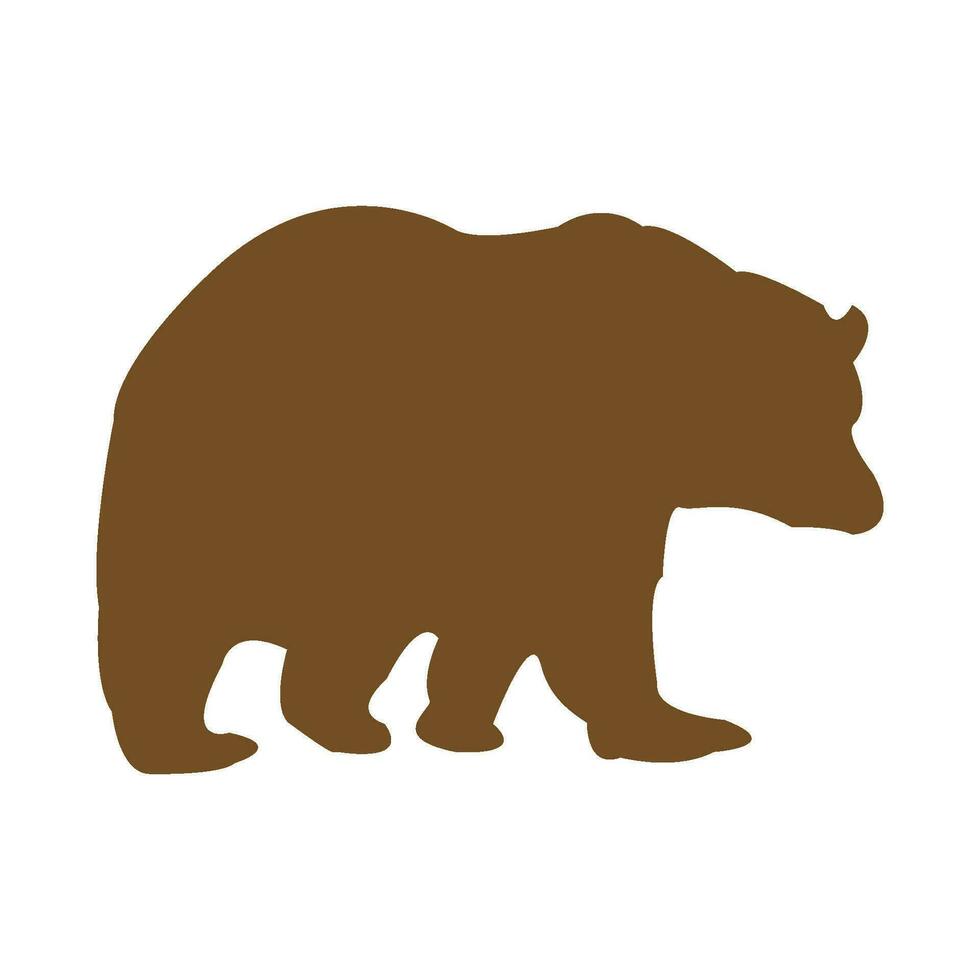 oso icono vector