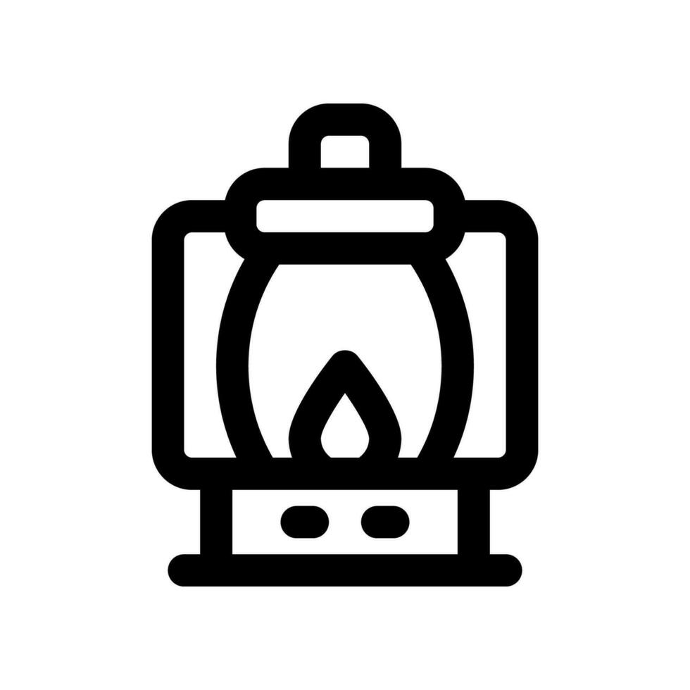 oil lamp icon. vector icon for your website, mobile, presentation, and logo design.
