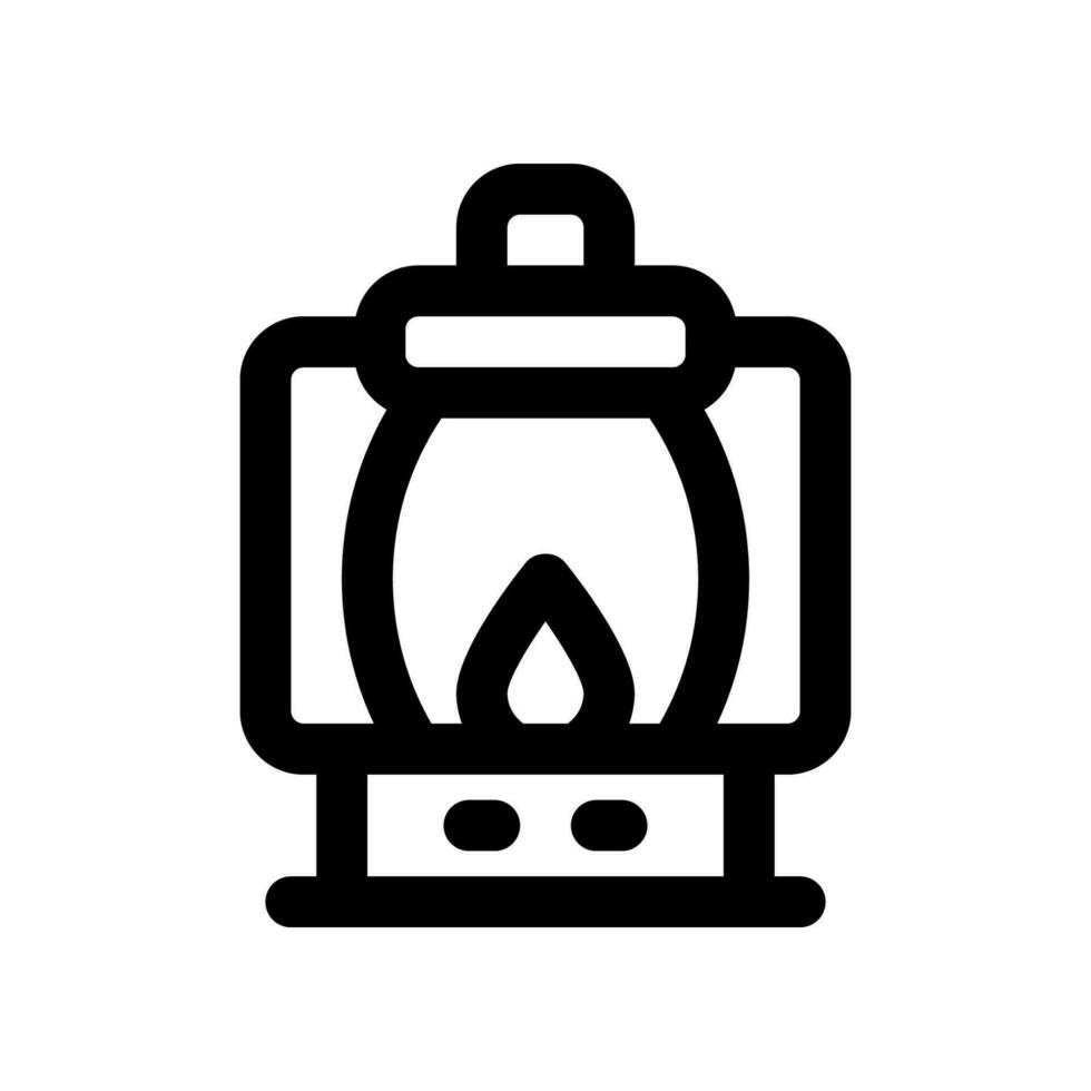 oil lamp icon. vector icon for your website, mobile, presentation, and logo design.