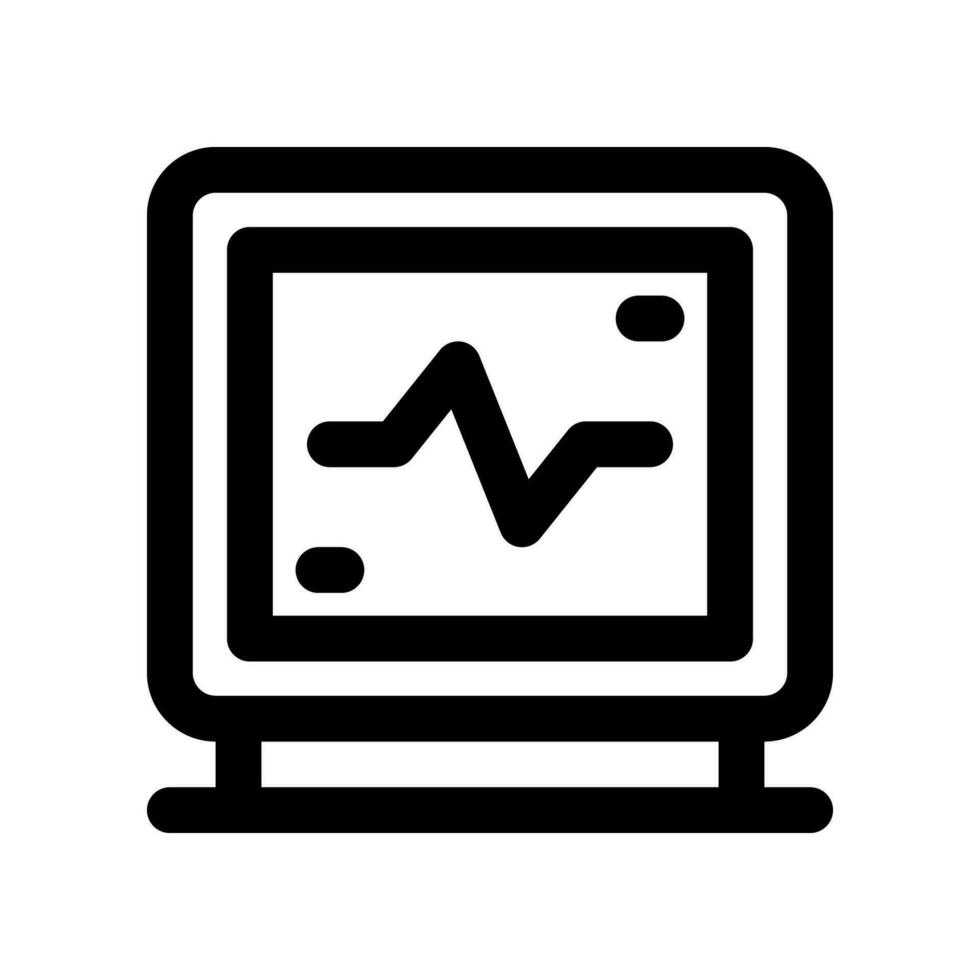 cardiogram line icon. vector icon for your website, mobile, presentation, and logo design.