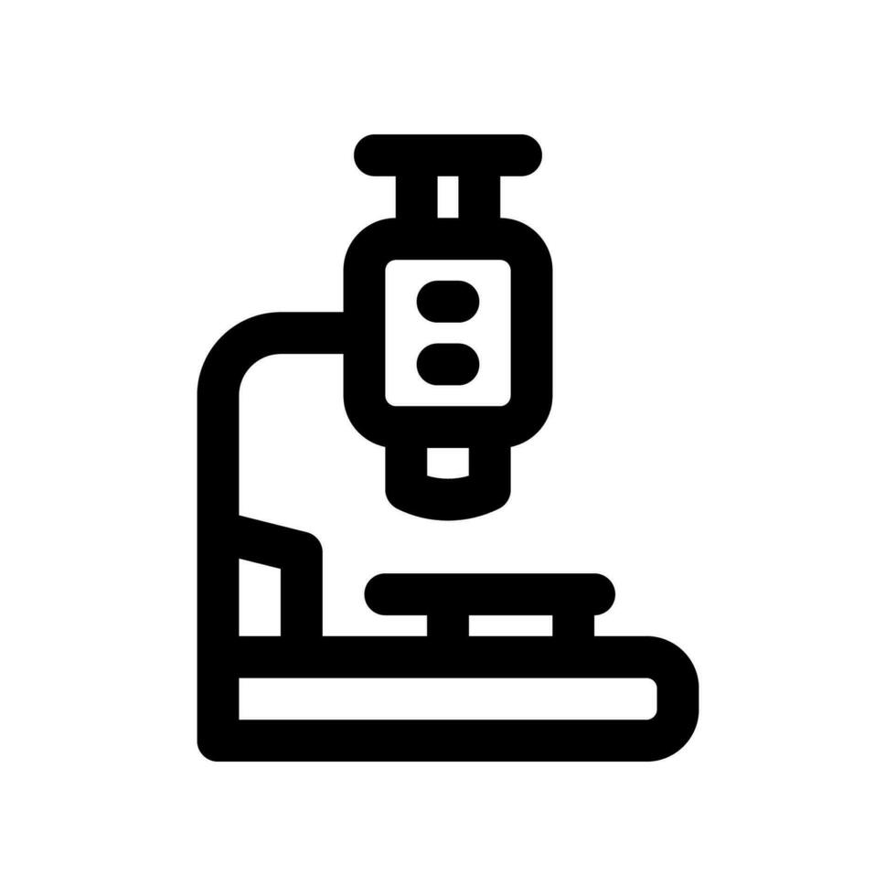 microscope line icon. vector icon for your website, mobile, presentation, and logo design.