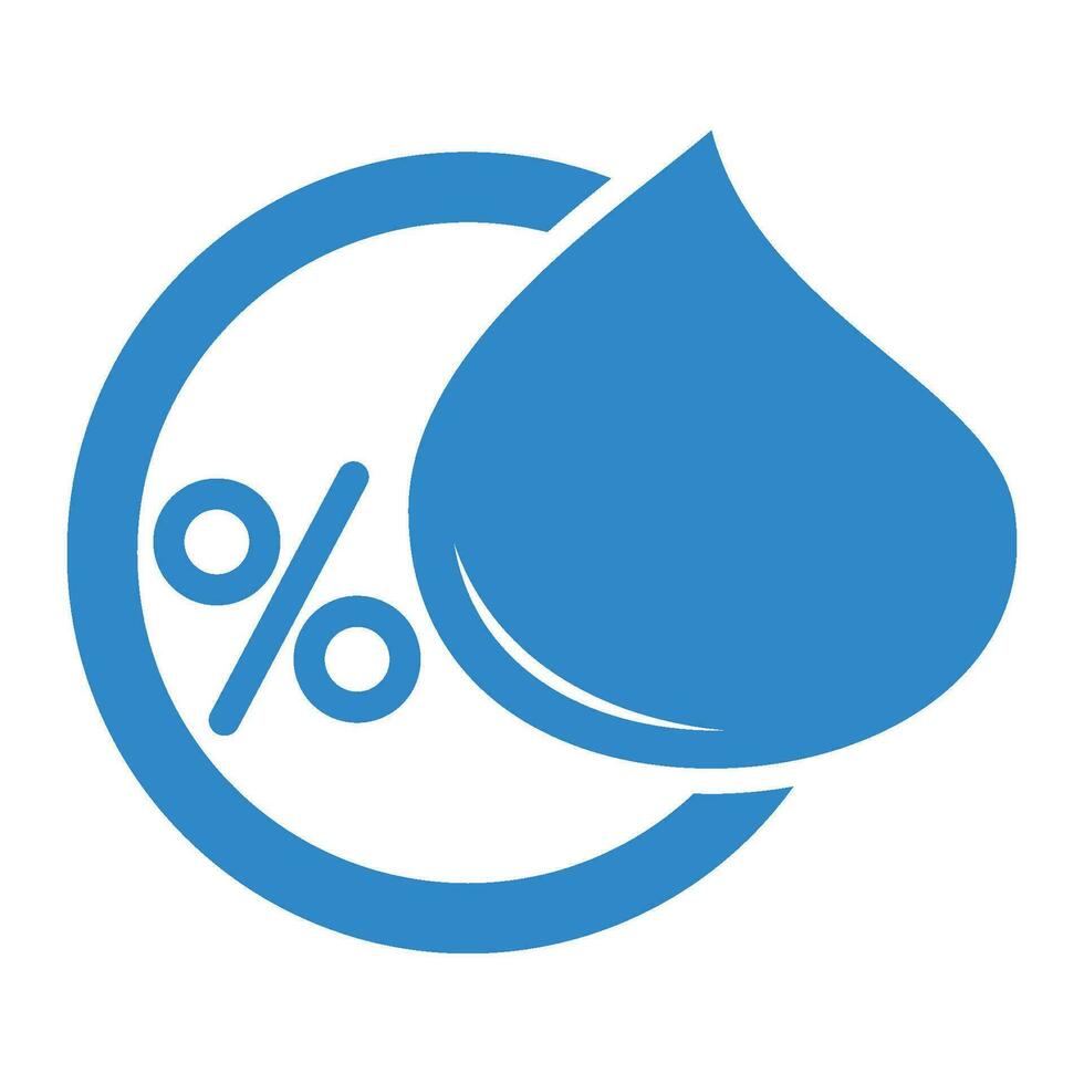 Humidity icon vector